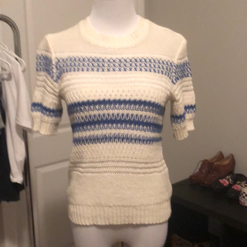 Current Elliott short sleeve sweater